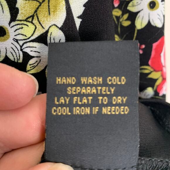 IMAN Women's 2XL Black Pink Red Floral Convertible Motorcycle Jacket - Picture 13 of 13